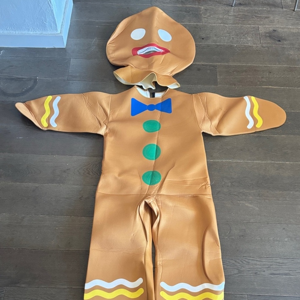 Gingerbread Man Kids Costume - Tan